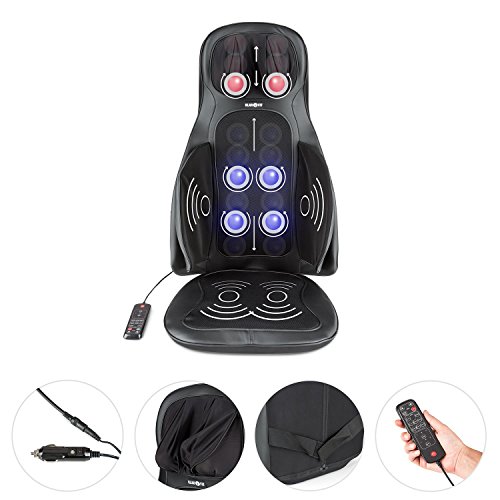 【ᐅᐅ】Klarfit Vanuato Massagestuhl Auflage Massage Sitzauflage für Rücken ...